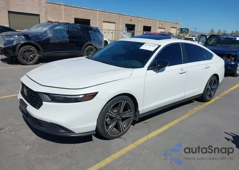 2023 Honda Accord Hybrid Sport из США, поврежденный, VIN 1HGCY2F58PA044807